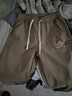 大嘴猴（paul frank）裤子男士秋冬季休闲裤男裤宽松运动小脚束脚卫裤男 卡其色 XL 实拍图