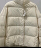 优衣库女装羽绒茄克/柔软面料外套夹克25秋冬新款479212 01 乳白色 S 实拍图