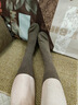 宝娜斯袜子女纯棉中筒棉袜100%棉（弹性纤维除外）女士棉袜女学生堆堆袜 浅咖+浅咖+奶白+奶白+深灰】 5双 均码 5双装【100%棉】建议35-40码 实拍图