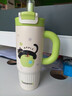 新款大容量巨无霸冰霸杯带手柄便携车载汽车杯不锈钢保温杯 苹果猫咪/约800ml大容量/吸管直饮双用 实拍图