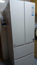 海尔（Haier）冰箱出品342升双开门法式多门冰雪白新一级双变频三档变温黑金净化节能省电leader电冰箱国家补贴 【342升】冰雪白+新一级能效+三档变温+黑金净化 实拍图