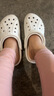CROCS卡骆驰贝雅洞洞鞋沙滩鞋|10126 白色-100 37/38(230mm)  实拍图