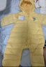 巴拉巴拉童装婴儿羽绒服宝宝轻薄连体衣抱衣爬服儿童冬装男童女童可爱萌趣 黄色小翅膀造型-白鸭绒 80 cm-充绒量42g 实拍图