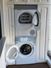 西门子（SIEMENS）iQ500小幸熨滚筒洗衣机套装/洗脱一体机 10公斤大容量超氧空气洗 1400转全自动 1.1洗净比蒸汽除皱 【洗烘套装】白色-热泵柔烘丨7D00W+7U00W 实拍图