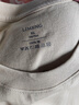 立蒙（LIMENG）男女装素色180g全棉短袖t恤圆领宽松体恤打底衫 黑色 3XL 实拍图