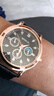 正品男士手表高档休闲石英表简约气质男表皮带高颜值罗马时尚腕表 黑色运动款 实拍图