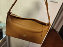BAGTREE【明星同款】包包树奶盒包植鞣皮单肩斜挎腋下通勤Hobo枕头女士包 焦糖色-中号【磁吸拉链款】 高级小众 实拍图