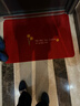 ACEBON入户门地垫进门门口门垫家用吸水防滑脚垫可裁剪垫子耐脏厨房垫 酒红色太阳花 60*90cm 实拍图
