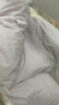 富安娜羽绒被 90%灰鸭绒被子冬被 双人冬季被芯900g填充 203x229cm 粉 实拍图