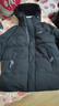 雪中飞【轻奢鹅绒】羽绒服男中长款连帽加厚保暖防寒商务休闲外套男 实拍图