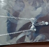 周大生流苏蝴蝶结银项链女S925锁骨链小众设计高级感送女友生日礼物 实拍图