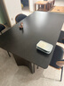 卡尔适轻奢极简岩板餐桌家用小户型现代简约金属长方形餐桌椅组合BN228 岩板餐桌+伊姆斯椅*4 160*90*75cm【全托底板】 实拍图