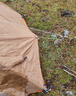 牧高笛（MOBIGARDEN）  冷山帐篷  户外徒步露营防风防雨大空间双层三季铝杆帐篷 三人/暖沙色 实拍图