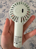 京东京造【静音大风力】冰淇淋mini手持小风扇 便携式小型迷你循环桌面电风扇USB充电 家用户外露营 蜜瓜绿 实拍图