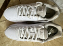 安踏运动鞋女鞋秋冬新款防水皮面跑步鞋休闲鞋百搭轻便软底减震小白鞋 【店长力荐热卖皮面防水鞋】白色 38.5 (240mm) 实拍图