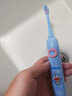 舒客宝贝儿童电动牙刷舒克声波震动含氟刷丝专业防蛀软毛护龈双重模式F2蓝(适用3-12岁)  生日儿童节礼物 实拍图
