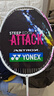 YONEX尤尼克斯羽毛球拍天斧进攻高磅全碳素进阶AX10白粉红已穿线附手胶 实拍图