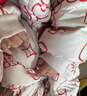 巴拉巴拉童装宝宝羽绒连体衣新生儿衣服婴儿2025春装哈衣爬服红色拜年服 白色调00311-白鸭绒 80 cm充绒量83g 实拍图