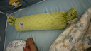 babycare婴儿糖果安抚枕宝宝多功能哄睡抱枕侧睡靠背档枕 绿茶椰果12*40CM 实拍图