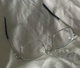 依视路（ESSILOR） 新款商务男镜架时尚镜框女配依视路镜片近视定制眼镜网上配镜 钛金属-4023BK-黑色 镜框+依视路膜岩高清1.60现片 实拍图