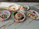 多美忆一次性蛋糕餐具纸盘9寸生日聚会派对10人套装甜品台装饰布置用品 实拍图