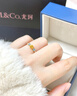 IL&CO尤珂「橘子与海」18K金天然黄水晶戒指女多彩宝石新年本命年礼物 18K金黄水晶戒指 0.2克拉 左右12号 实拍图