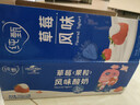 蒙牛纯甄草莓果粒风味酸奶自立袋 150g×12袋 实拍图
