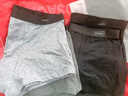 莫代尔4条男士内裤男平角特大码胖子肥佬220斤加肥加大宽松四角裤 纯棉款（黑+宝蓝+深灰+浅灰） 4条 6XL （建议体重240-280斤） 实拍图