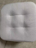 蔓斯菲尔小凳子家用矮凳布艺矮凳子搁脚凳软包实木腿小孩坐墩客厅沙发凳 灰色+米白26cm高 透气面料 实木凳腿 实拍图