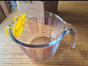 格娜斯玻璃杯家用带刻度量杯过滤耐热微波炉加热牛奶杯打蛋杯烘焙计量杯 实拍图