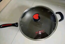 炊大皇炒锅不粘锅32cm少油烟平底炒菜锅煎锅电磁炉明火通用锅WG15068 实拍图