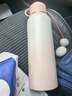 保温杯女士高颜值新款水杯316不锈钢大容量水壶茶水分离茶杯子 粉色 1500ml [抗菌316/内置茶仓] 实拍图
