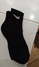 耐克速干训练短袜(3双)冬季支撑柔软舒适NIKE LIGHTWEIGHT SX7677 010黑/(白) S 实拍图