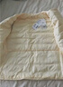 雪中飞经典新款基础舒适轻薄羽绒便捷短款保暖羽绒小马甲轻盈便携舒适 黎蔓卡其|7202-女 3XL 185/104A 实拍图