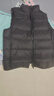 京东京造【零压系列】轻薄羽绒服男外套冬季 防钻绒马甲背心男 曜石黑 L 实拍图