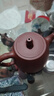 京东京造宜兴紫砂壶手工【原矿紫泥】煮茶泡茶壶茶具 竹节汉铎壶258ml礼盒 实拍图
