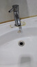 莱尔诗丹枪灰色面盆水龙头洗脸盆浴室柜机械臂不锈钢冷热水龙头LD5131H 实拍图