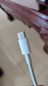 图即 充电线type-c数据线100w/66w超级快充线6A充电器线两条加长适用于华为荣耀手机车载充电器 【2米-两条装】6A超级快充线 实拍图