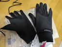 迪卡侬户外运动男女跑步健身骑行轻薄舒适保暖触屏手套纯黑色L-4564122 实拍图