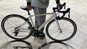 坎普（CAMP）RADON 公路车铝合金顺泰18变速单车圈刹运动赛车碳纤维前叉自行车 白银色 18速 460码 实拍图