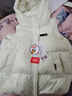 鸭鸭（YAYA）羽绒马甲女外穿秋冬新款情侣男女同款连帽马夹背心羽绒服外套 米白色 M /160(建议100-115斤) 实拍图