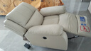 芝华仕头等舱智能皮单椅单人沙发电动功能家具全明星实力单椅K135流云白 实拍图