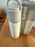 苏泊尔（SUPOR） 保温杯316L不锈钢大容量水杯学生保温杯男女士车载户外便携杯子 奶白色【茶滤款】500ml 实拍图