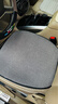 准航汽车坐垫短毛绒冬季单片保暖车用座垫单座椅垫防滑车型通用加厚灰 实拍图