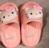 猪爸爸儿童拖鞋女童夏季2025新款室内防滑6-12岁三丽鸥宝宝亲子拖鞋粉17 实拍图