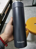 富光 保温杯高档男女316不锈钢学生便携泡茶大容量水杯年货礼品定制 枪灰600ml【316内胆】 实拍图
