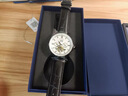 海鸥（SEAGULL）手表男自动机械表 日历周历月历镂空飞轮男士手表生日礼物男表 白 实拍图