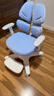 护童（Totguard）儿童学习椅可调节升降学生正姿四背坐姿椅 G985_奇思蓝 带脚踏 实拍图