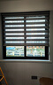 美尔耐 防水柔纱卷帘百叶窗卫生间浴室厨房厕所遮光遮阳免打孔带窗帘盒 8000-免打孔防水仿亚麻灰色 1平方米 实拍图