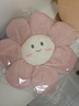 金号毛绒绒花朵坐垫屁垫沙发飘窗卧室地上椅子座垫 粉色 45x45cm 实拍图